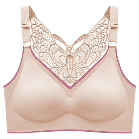 

Honeeladyy Sales Online 3-Pack Women Sexy Butterfly Back Top Bra Wire Free Underwears Base Vest Style Sports Lingerie