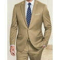 thumbnail image 5 of i.Finelong Men's Tan Slim-Fit 2-Piece Suit Set - Smart Casual Business Date/Evening Outing Outfit (Jacket & Pants), 5 of 7