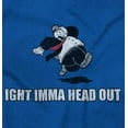 thumbnail image 2 of Ight Imma Head Out Hilarious Wimpy Crewneck T Shirts Boy Girl Teen Brisco Brands L, 2 of 5
