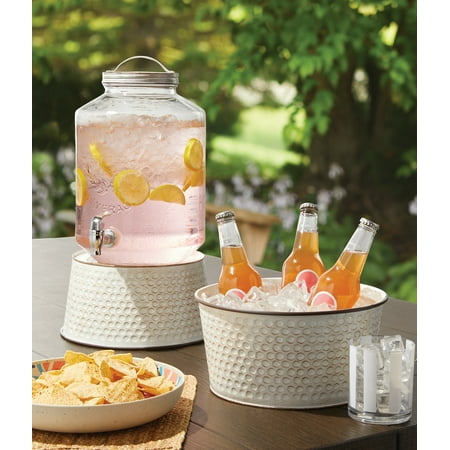 5.8L Glass Beverage Dispenser with Acacia Lid - Threshold™