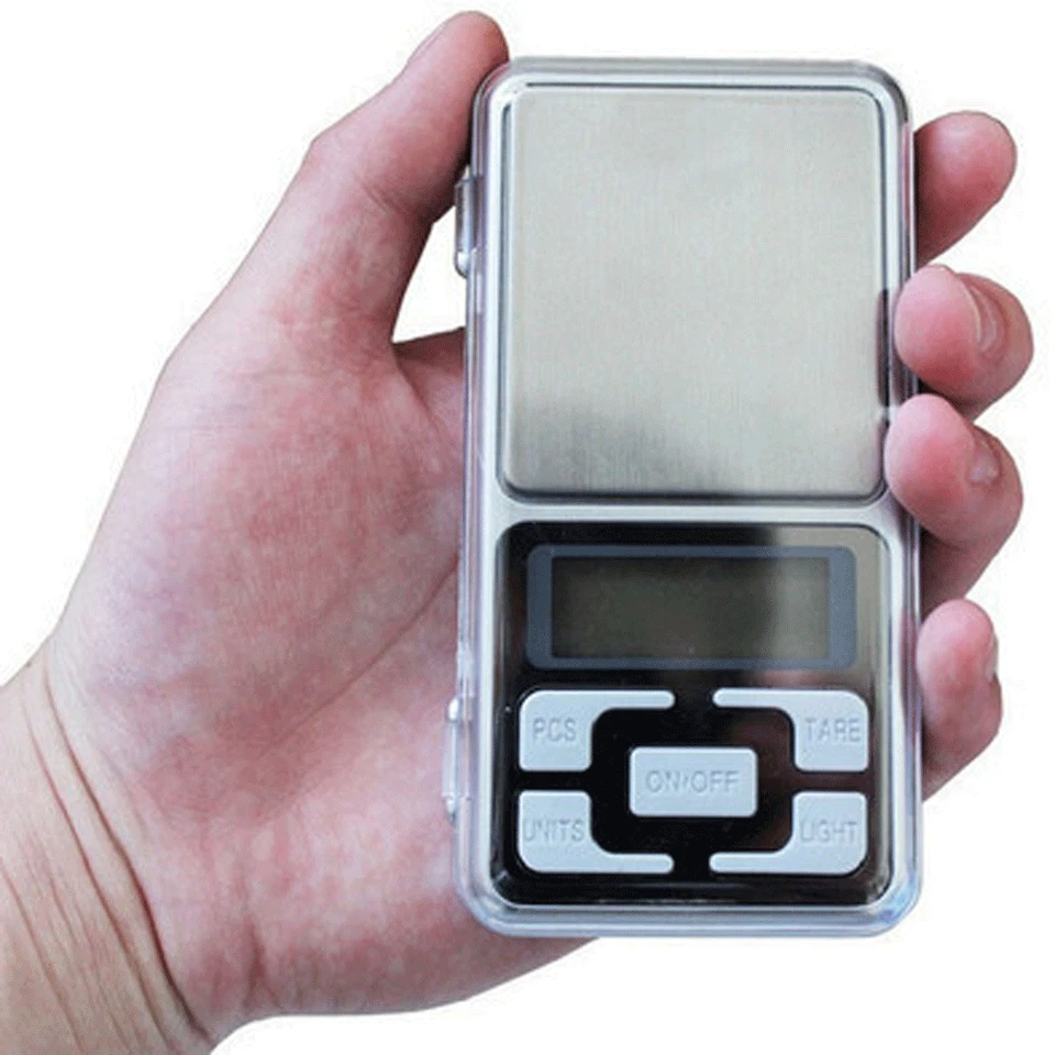 Digital 500G X 0.1G Scale Jewelry Portable Pocket Balance Gram Oz. Lcd Herb Gold