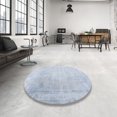 thumbnail image 3 of Ahgly Company Indoor Rectangle Contemporary Blue Gray Abstract Area Rugs, 6' x 9', 3 of 6