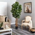thumbnail image 4 of 7' Fiddle Leaf Fig Artificial Tree, 4 of 5