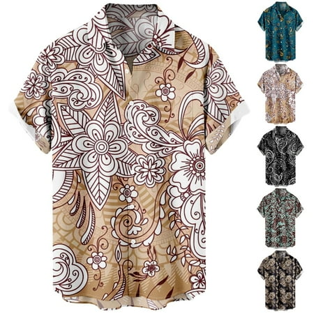 

Big Men s Button Down Short Sleeve Tees with Pocket Basic Clothing for Teen and Adult