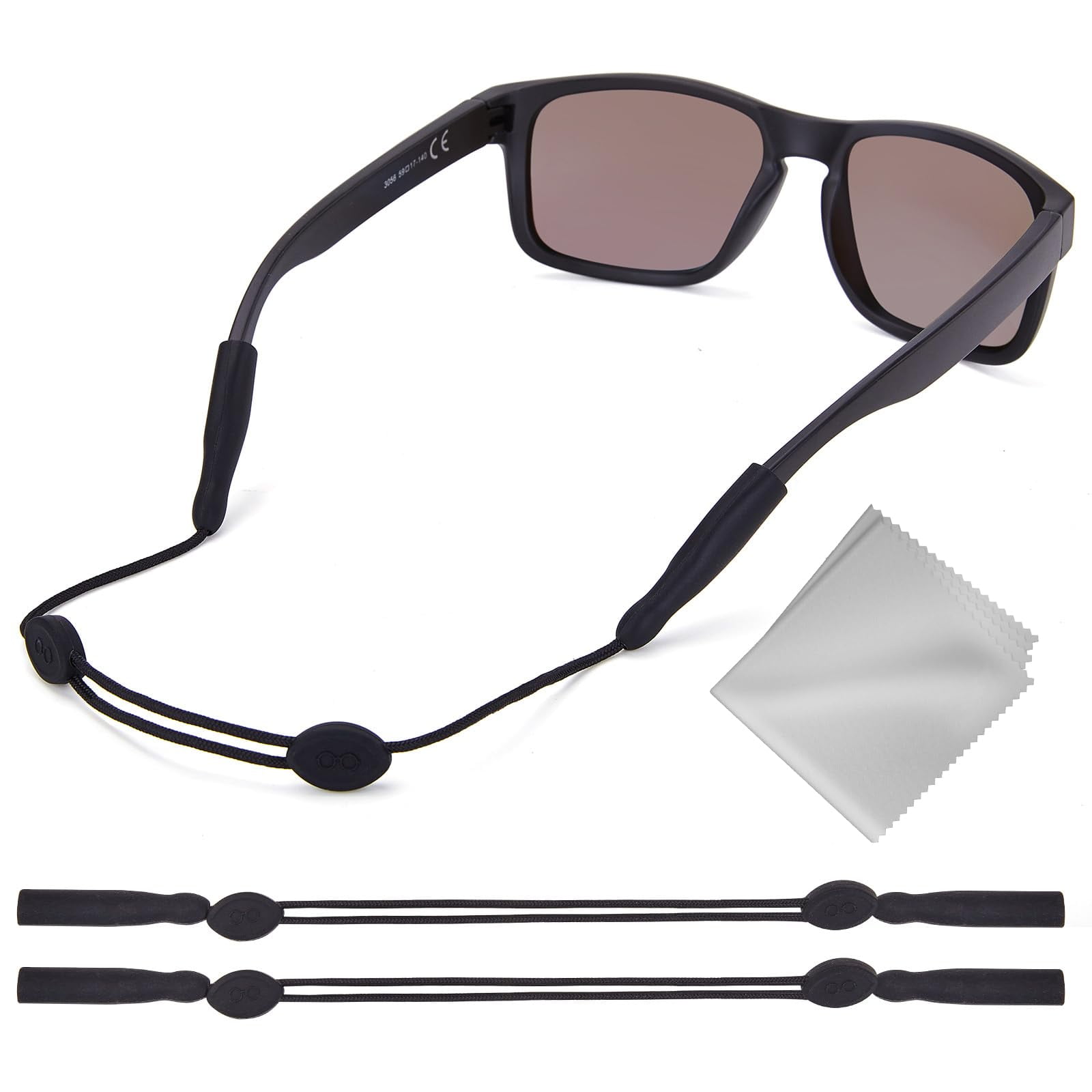 6 Pc Croakie Lanyard Sunglasses Neoprene Retainer Cord Eyewear