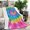 Rainbow Tie Dye, variant on Rainbow Tie Dye Mandala Pattern Blanket,Comfortable Soft Flannel Throw Blanket,All Season,Warm Lightweight Blankets for Sofa Bed Couch Living Room Chair,60"x80"