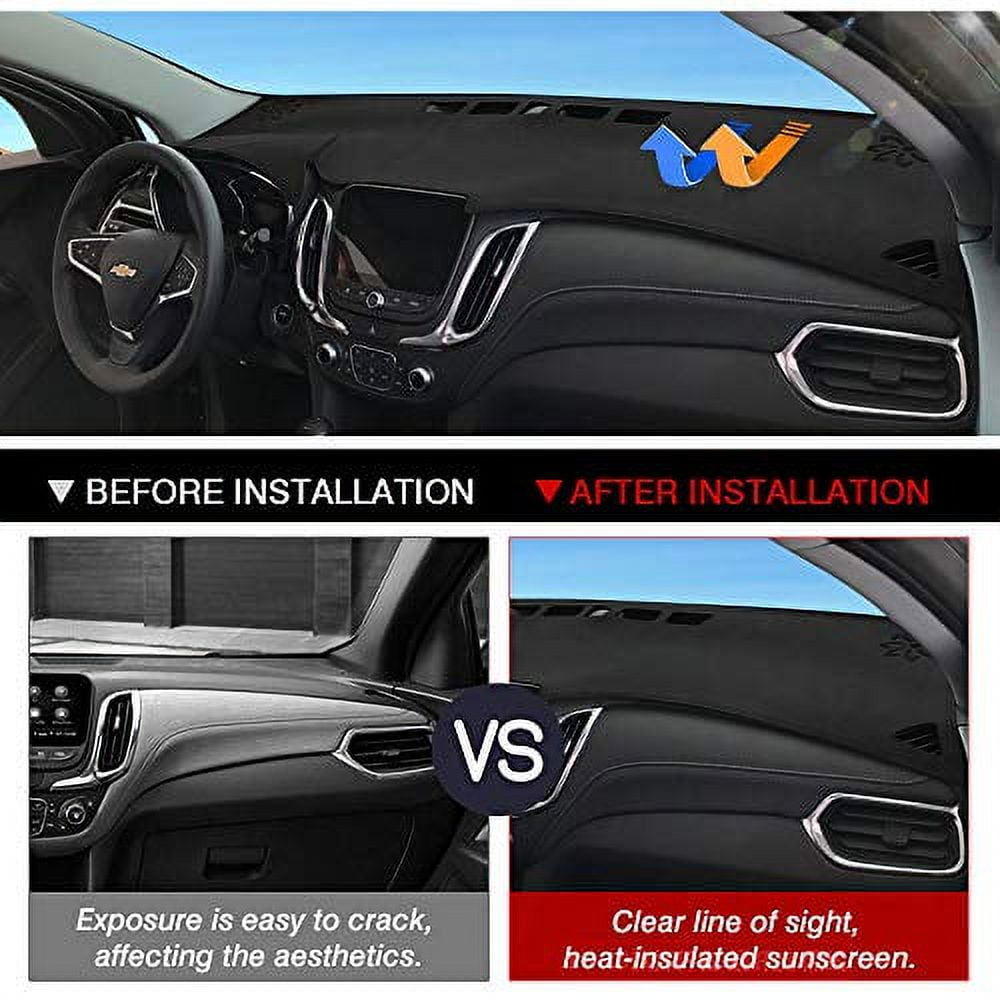 Dashboard Cover For Hyundai Tucson 2016-2018 – Non-Slip Carpet Mat, UV & Glare Protector, Custom Fit