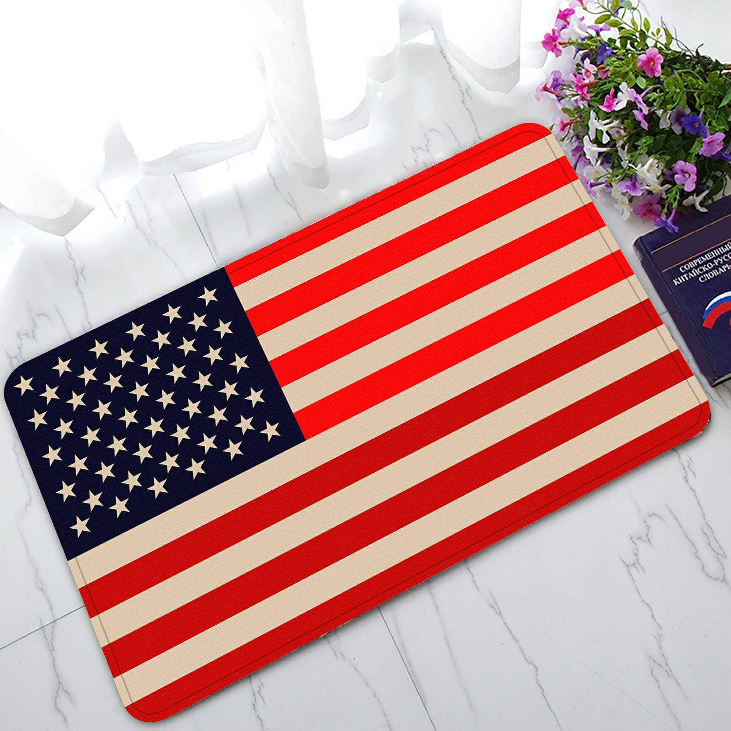 ABPHQTO Fourth Of July Independence Day Doormat Entrance Rug Area Rug Floor Mat Home Decor 23