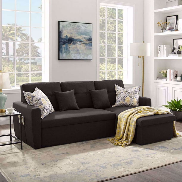 3-Seater Sofa - Bed with Storage Tribesigns 86.6 