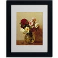thumbnail image 2 of Trademark Fine Art "Roses 1884" Framed Canvas Art by Henri Fantin Latour, 2 of 3