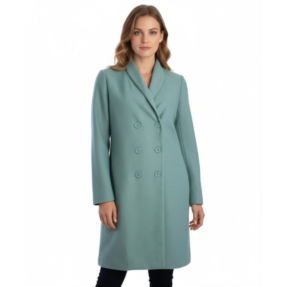 Tulle Double Breasted Coat