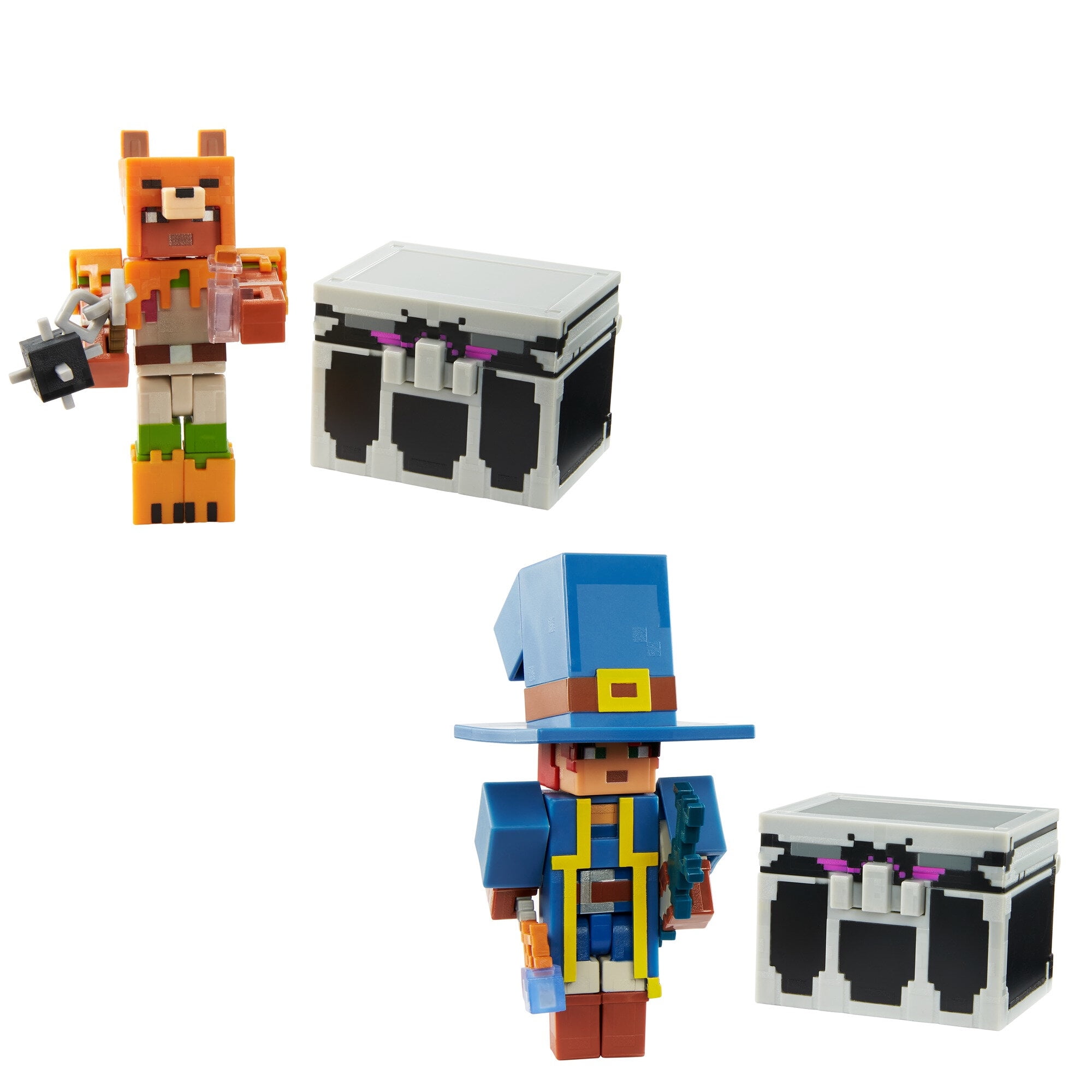 Minecraft Dungeons Battle Chest Collection of Action Figures & Accessories (Characters May Vary)