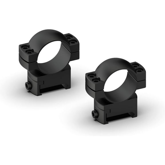 Monstrum Predator Series 7075-T6 Hard-Anodized Aluminum Scope Rings, Picatinny Base, 30 mm, Medium Profile, Black