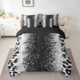 thumbnail image 2 of Homewish Animal Leopard Cheetah Print 7-Piece Twin Bedding Sets For Teens Adults,Bling Glitter Bedding Comforter Set,Abstract Gradient Breathable Sheet Sets,Breathable Home Decor,Reversible, 2 of 8