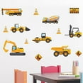 thumbnail image 5 of Creative Construction Vehicle Wall Decal Model - Free Combination Art Sticker for Home, Bedroom, and Living Room Decor, 5 of 7