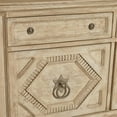 thumbnail image 5 of 3-Door Wood Entertainment Console with Drawers in Natural by Pulaski Furniture, 5 of 8