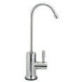 thumbnail image 3 of Westbrass 11" Contemporary 1-Lever Cold Water Dispenser Faucet Kit with Under Sink In-line Filter System, Kitchen Sink Strainer & Disposal Trim Set, Stainless Steel, 3 of 15