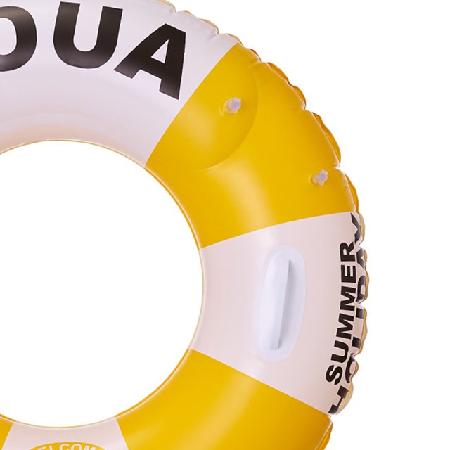 Anillo de natación con asas, flotador inflable para piscina, anillo de natación para niños y adultos