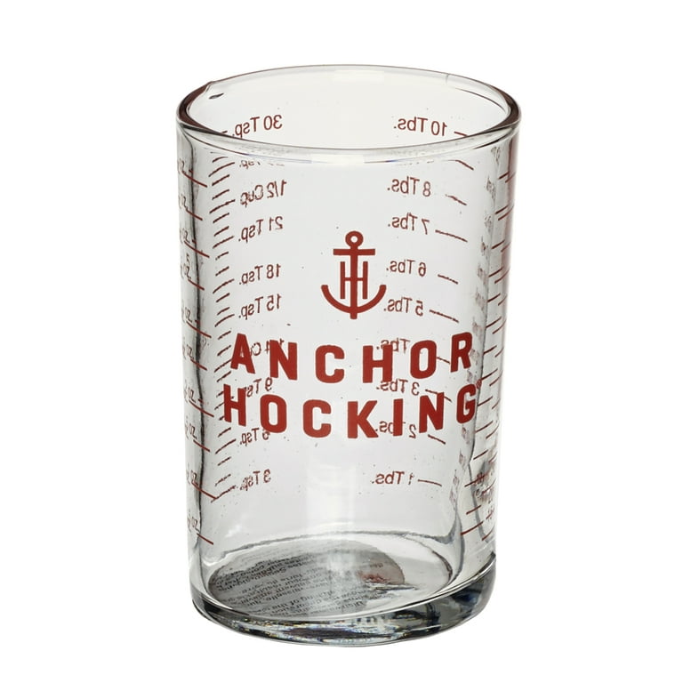 Anchor Hocking Measuring Cup, 1 Oz Shot Glass - 2Dia x 2 1/4H