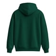 thumbnail image 4 of Fleece Hoodie Pullover for Men Trendy Casual Long Sleeve Drawstring Hoodies Winter Workout Regular Fit Hooded Sweatshirt Dark Green 3XL, 4 of 5
