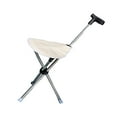 thumbnail image 4 of Bastón De Trekking Con Asiento, Plegable Y Portátil, Ideal Para Playa, Senderismo, Camping, Color Beige Y . Beige, 4 of 8