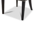 thumbnail image 6 of CHITA Upholstered Dining Chairs Set of 2 Kitchen Chairs, Full Back&Wood Legs, Faux Leather in Retro Gray, 6 of 7