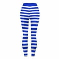 thumbnail image 5 of Felirenzacia High Waisted Leggings for Women and Girl Horizontal Stripes No See Through Tummy Control Cycling Workout Yoga Pants with Pockets Reg & Plus Halloween Printed, 5 of 7
