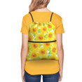 thumbnail image 4 of Sigee Sunflowers2 for Drawstring Zipper Backpack ,Waterproof, Durable, Lightweight Gym Bag for Sports, 4 of 5