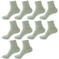 thumbnail image 1 of Calcetines de lana para mujer de punto grueso vintage invierno cálido y acogedor calcetines de tripulación, 1 of 5