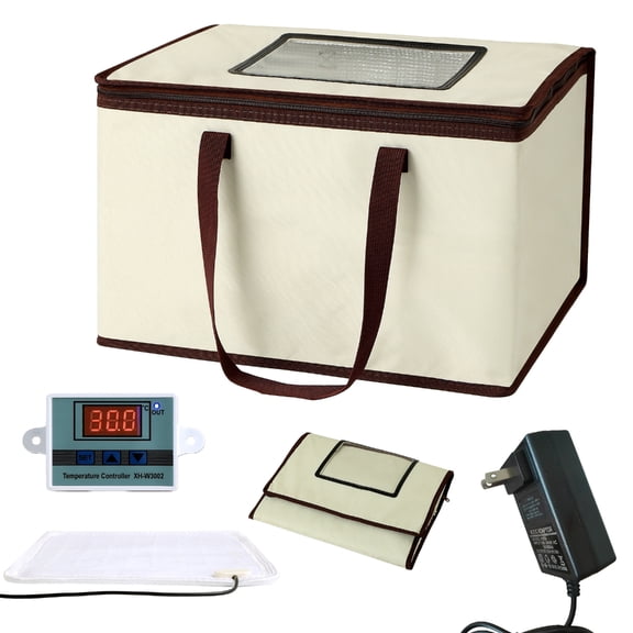 Bread Proofing Box with Temperature Control Timer Folding Dough Proofer Box for Sourdough Pizza Yogurts Rice Wine Fermen