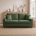 thumbnail image 5 of Poshby 71.25''W Loveseat 2 Seater Couch Sofa with Chenille Material, Modern for Living Room, Green, 5 of 14