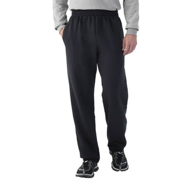 Men's Fleece Elastic Bottom Pant - Walmart.com