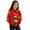 Red, variant on Toddler Girls Long Sleeve Hooded Sweatshirt Christmas Festive Reindeer Print Pullover Hoodie Sweatshirt Size 3-4T , Red