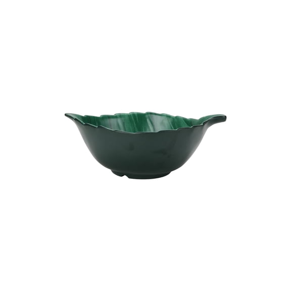 Hometrends Grand Bol Feuille en Bambou Mélamine Vert 10.25 Inch