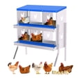 thumbnail image 4 of AKDSteel Galvanized Steel Nesting Box For Chicken Coop – Removable Drop Tray And Built-In Ventilation Providing An Easy-Clean Laying Area For Hens And Ducks, 4 of 7