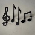 thumbnail image 3 of Iron Music Note Candle Holder Black Music Theme Notes Rack for Home Office Classroom Decor, 3 of 8