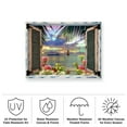 thumbnail image 3 of Leo Kelly 'Tropical Window to Paradise III' Outdoor All-Weather Wall Decor, 3 of 3