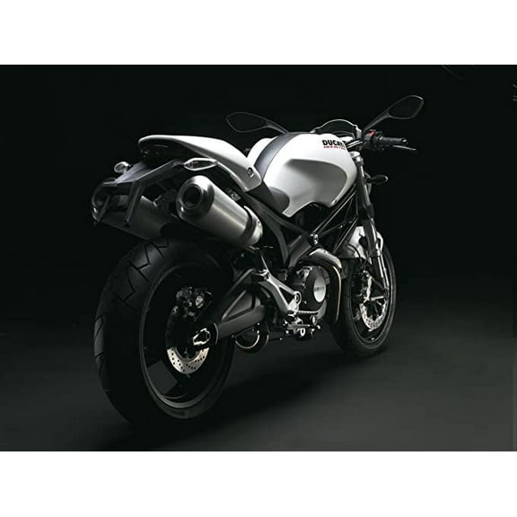 Iconic Arts Laminated 42x24 Poster: Ducati Monster 696 Normal