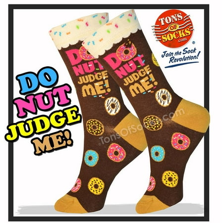 

Women s DO NUT Judge Me! Socks