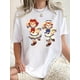 thumbnail image 2 of [Cute Sailor Doll Tee] 1pc Fashionable Crew Neck T-Shirt - Cute Sailor Doll Print, Comfortable Short Sleeve Knit Polyester Top - All-Season Summer Tee with Medium Stretch, 2 of 8