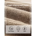 thumbnail image 3 of SHEWIN Hooded Cardigans for Women Oversized Sweaters Cable Knitted Womens Long Outerwear Color Block Hoodie Sweater Coat Brown, 3 of 7