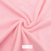 New Available in Multiple Colors 45*50cm Solid Color Style Minky Fabrics For Sewing Diy Handmade Home Textile Cloth Plush Fabric Patchwork PINK