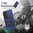 thumbnail image 3 of Funda para GANGXUN Samsung Galaxy A55 5G - Soporte metálico, Función magnética, Azul, 3 of 4