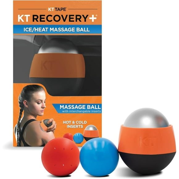 Bola de masaje terapéutico KT Health Ice/Heat negro/naranja
