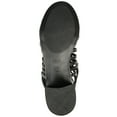 thumbnail image 6 of Brinley Co. Faux Leather Caged Criss-cross Heeled Sandals (Women's), 6 of 8