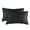 Black, variant on Silk Pillow case, Satin Pillow Cases 2-Pack, Cooling Silky Pillow Covers for Hair and Skin, Black Queen-Size Pillow Case, 20x30 Inches