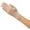 Beige, variant on Juzo 2301 Seamless Lymphedema Glove - 20-30 mmHg Reg Reg Black Medium