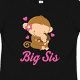 thumbnail image 4 of Inktastic Big Sis Monkeys Girls Toddler T-Shirt, 4 of 5
