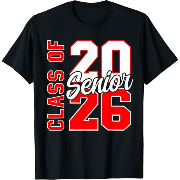 Premium model-Unisex-100% cotton-Senior 2026 Class of 2026 Seniors Graduation 2026 Senior 26 T-Shirt