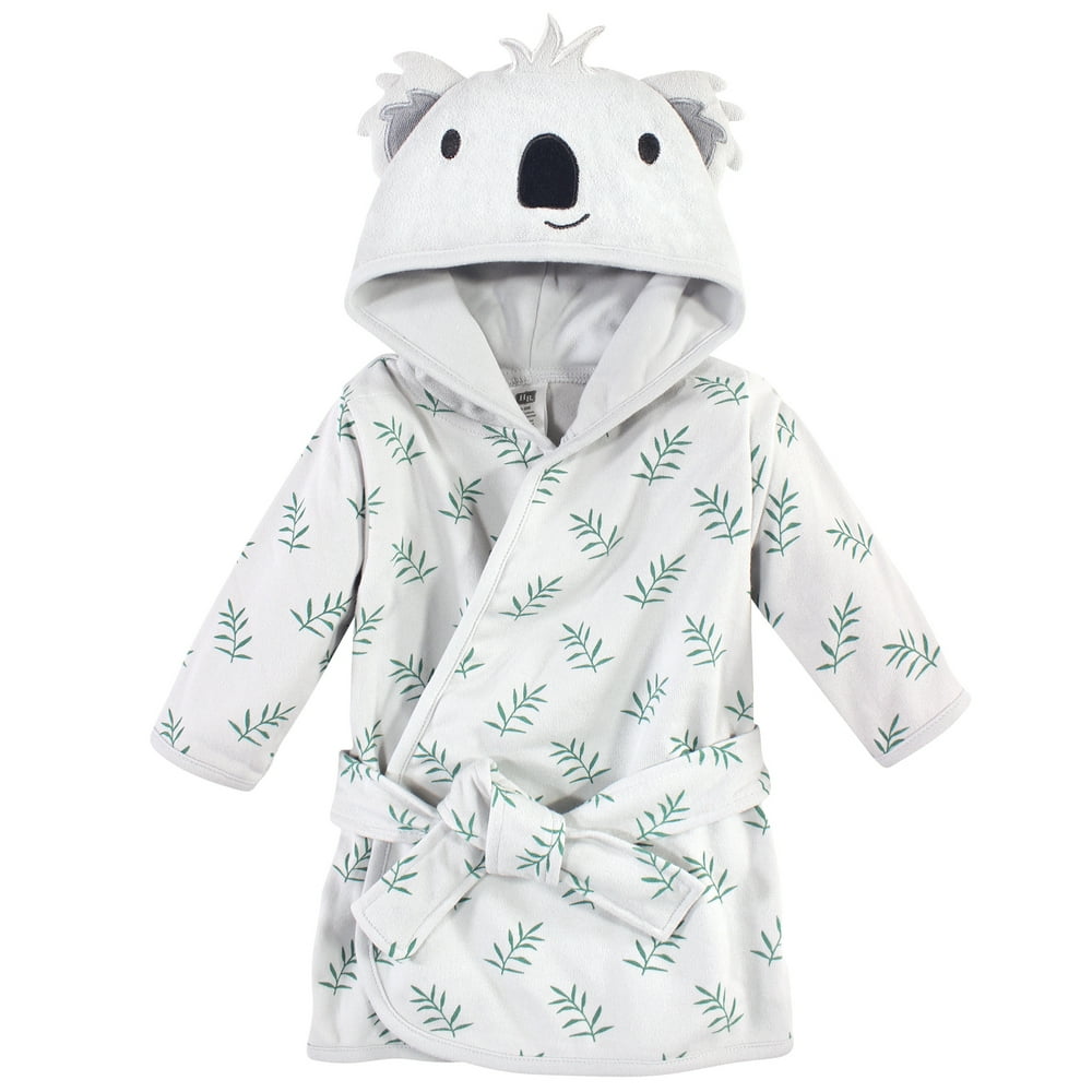 Hudson Baby Hudson Baby Unisex Baby Cotton Rich Bathrobe, Koala, 09